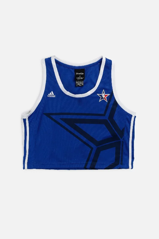 Bargain Prices premium athletic sweatshirtRework NBA Crop Jersey - S