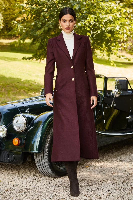 insulated coatFull Length Regency Coat (Mulberry)