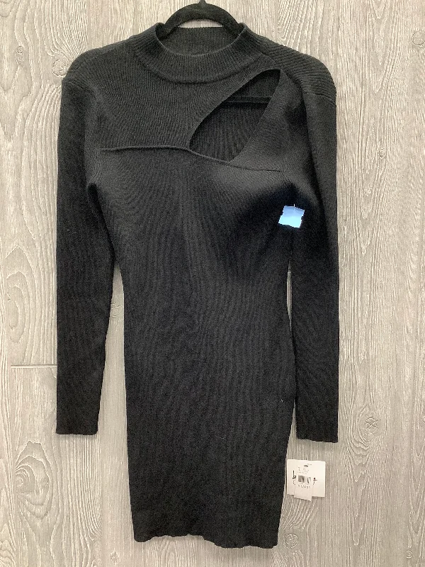 Reduced Prices flowy evening dressDress Sweater By By & By In Black, Size: Xl