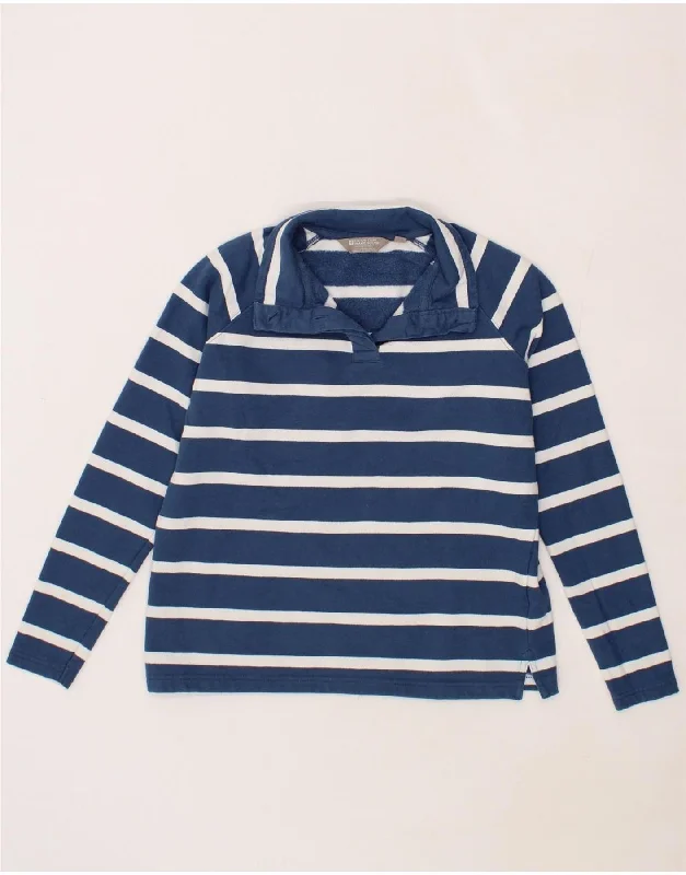 Bargain Prices MOUNTAIN WAREHOUSE Womens Sweatshirt Jumper UK 10 Small Navy Blue Striped