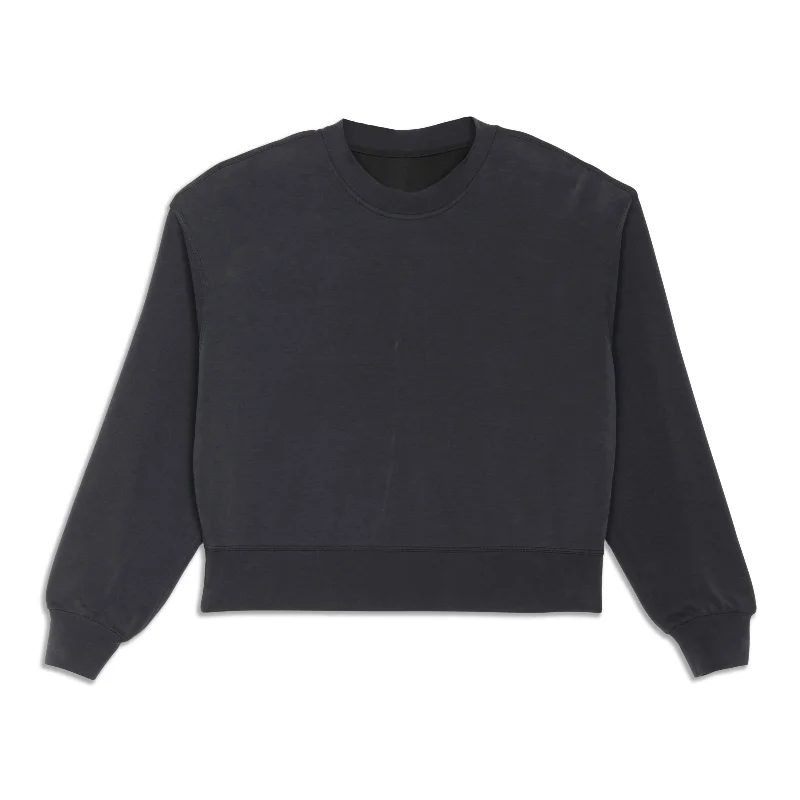 Warehouse Sale Perfectly Oversized Cropped Crew - Resale