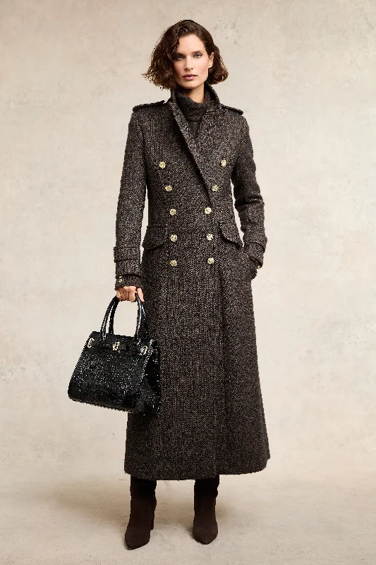 Limited Quantity premium coatThe Great Coat (Walnut Herringbone)