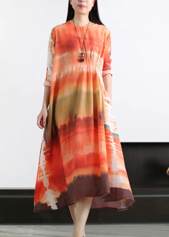 Unbeatable Prices off-the-shoulder dressBeautiful Orange O-Neck Wrinkled Asymmetrical Linen Dress Long Sleeve Unbeatable Prices off-the-shoulder dressBeautiful Orange O-Neck Wrinkled Asymmetrical Linen Dress Long Sleeve