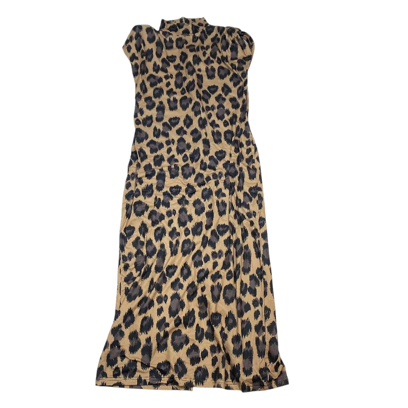 t-shirt dressDress Casual Midi By Shein In Animal Print, Size: L