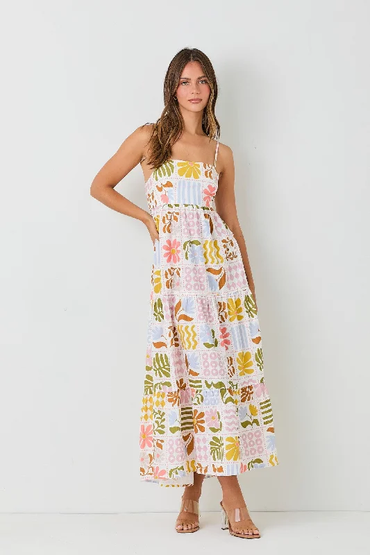 Don’t Miss Out summer dressMulti Woven Linen Maxi Dress