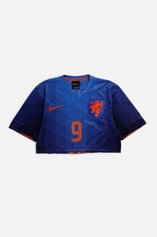 Daily Specials long-sleeve athletic hoodieRework Crop Netherlands Soccer Jersey - S