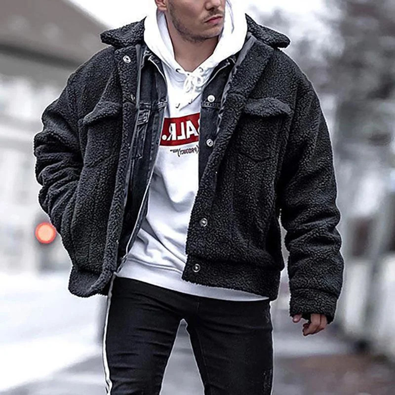 Super Bargain lightweight coatFashion Men'S Casual Solid Color Pocket Coats
