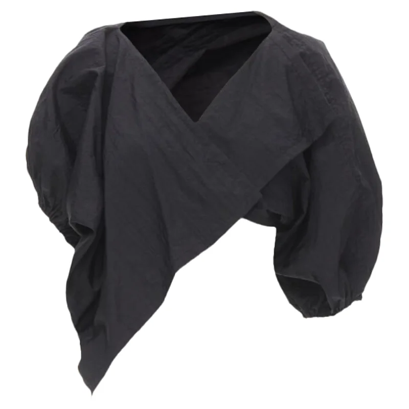 Massive Deals Comme Des Garcons 's crinkled nylon twist back shrug jacket