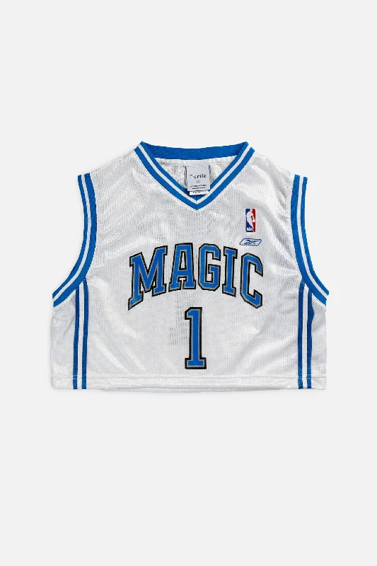 Super Deal graphic gym sweatshirtRework Orlando Magic NBA Crop Jersey - S