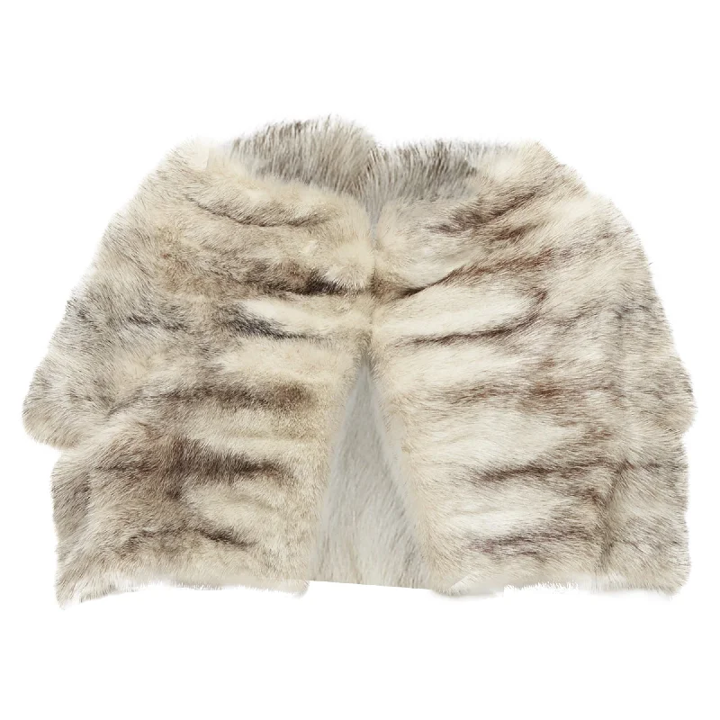 Reduced Prices Marni Genuine Fur Striped Coloring Shawl Bolero Crop Jacket