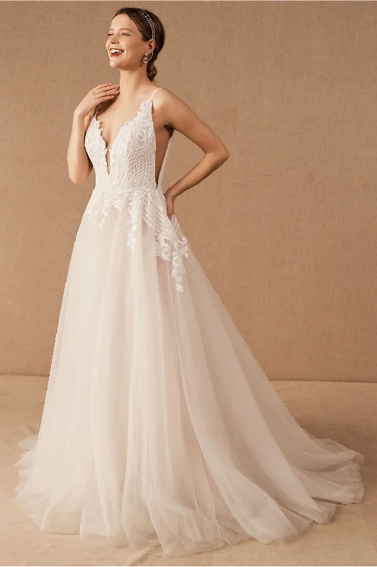 romantic dressBHLDN Hayley Paige Topanga Gown