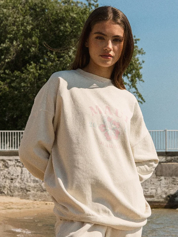 Price Rollback HARLOW MICHELLE PRINT CREWNECK - MAUI