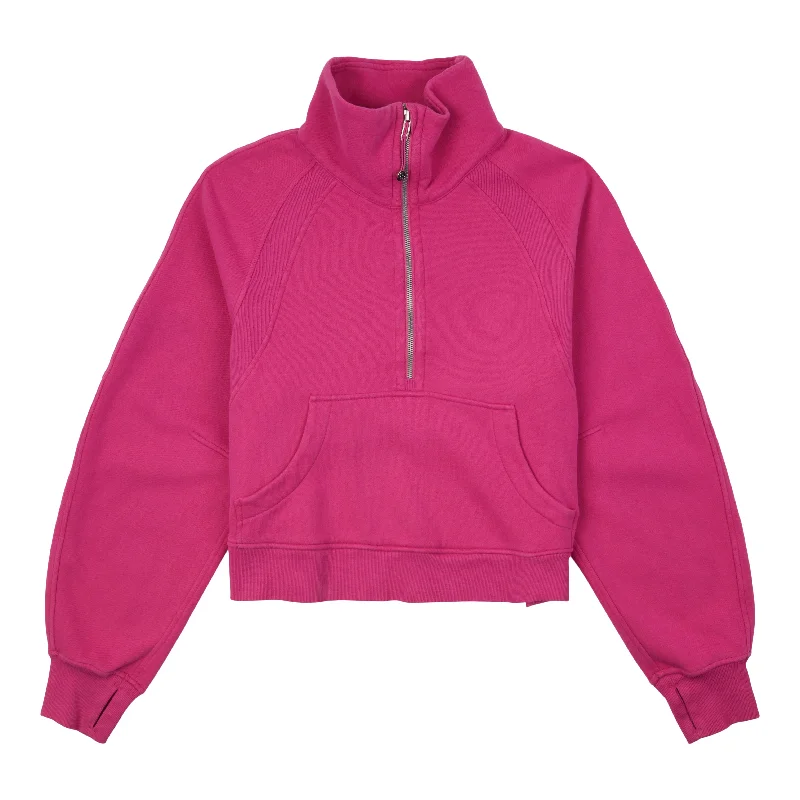 Discount Deals Scuba Oversized Funnel Neck Half Zip - Resale