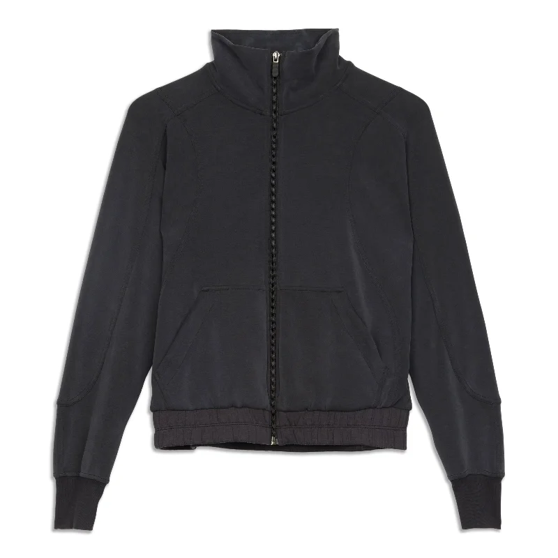 Can't Be Beat Brushed Softstreme Funnel-Neck Zip Up