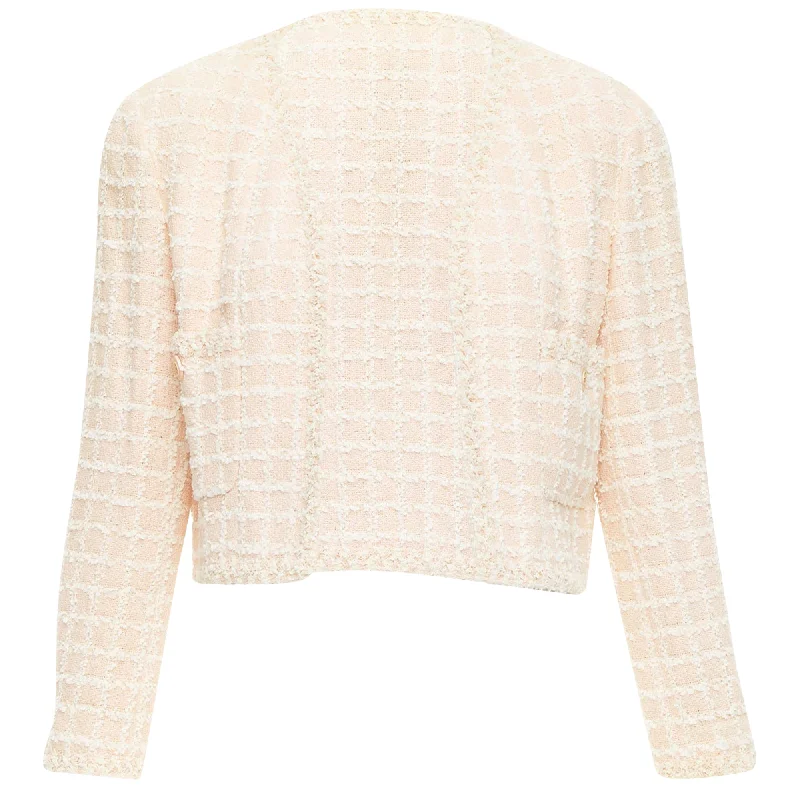 Today Only Chanel cotton tweed cropped jacket