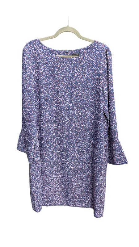 Deal Alert mini dressDress Casual Midi By Ann Taylor In Blue & Pink, Size: Xl
