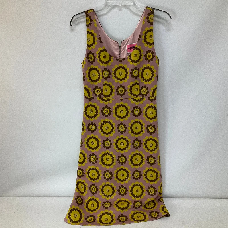 Can't Be Beat satin dressYellow Dress Designer Kate Spade, Size 0