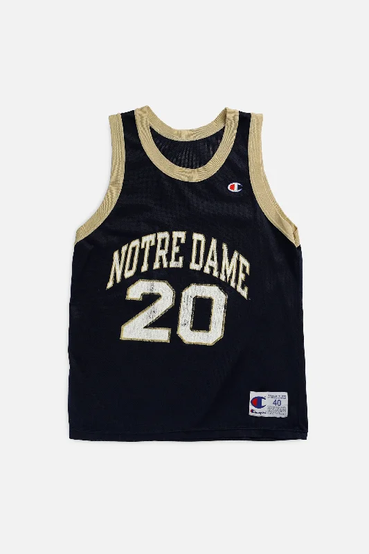 Unbeatable Prices urban workout sweatshirtVintage Notre Dame Fighting Irish NCAA Basketball Jersey - M