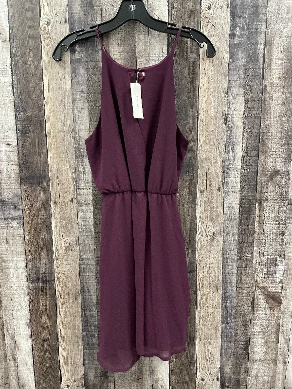 elegant maxi dressDress Party Short By Miami In Purple, Size: S