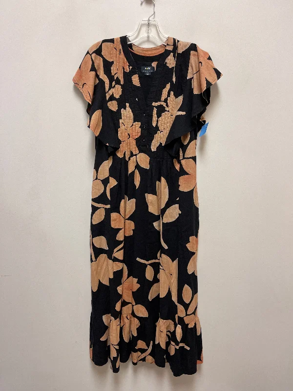 Quick Sale silk dressDress Casual Maxi By Maeve In Black, Size: Xs