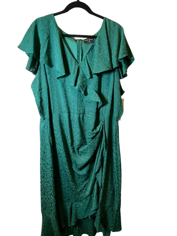 Deal Alert vintage-inspired dressDress Casual Maxi By Lane Bryant In Green, Size: 24