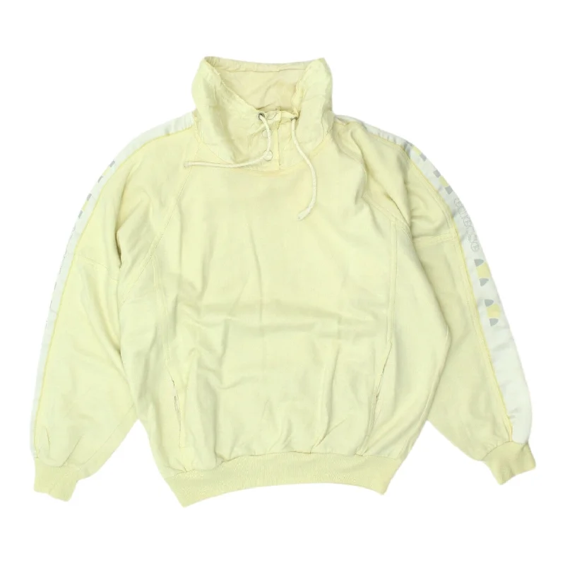 Super Savings Ellesse Womens Yellow 2 Piece Tracksuit | Vintage Sportswear Joggers Sweatshirt