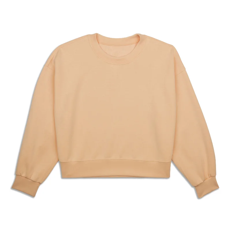 Can't Be Beat Perfectly Oversized Crop Crew - Resale