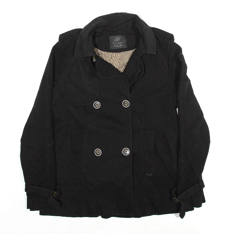 Clearance Event trendy puffer coatZARA Collection Pea Coat Black Womens S