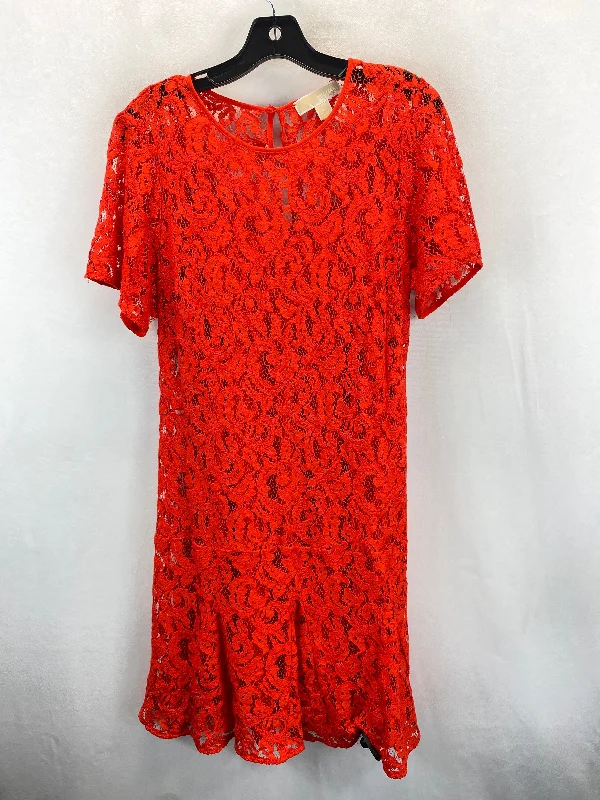 Limited Availability lace dressRed Dress Designer Michael Kors, Size L