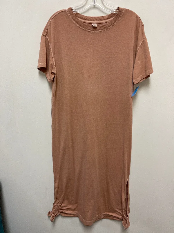 Price Cut elegant evening dressDress Casual Midi By Old Navy In Tan, Size: M
