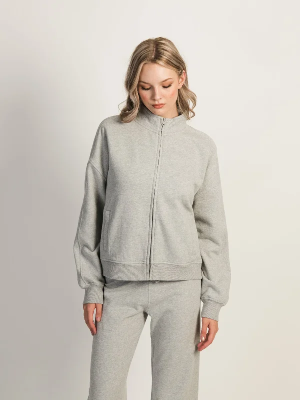Savings Event HARLOW HALLIE MELANGE ZIP - HEATHER GREY