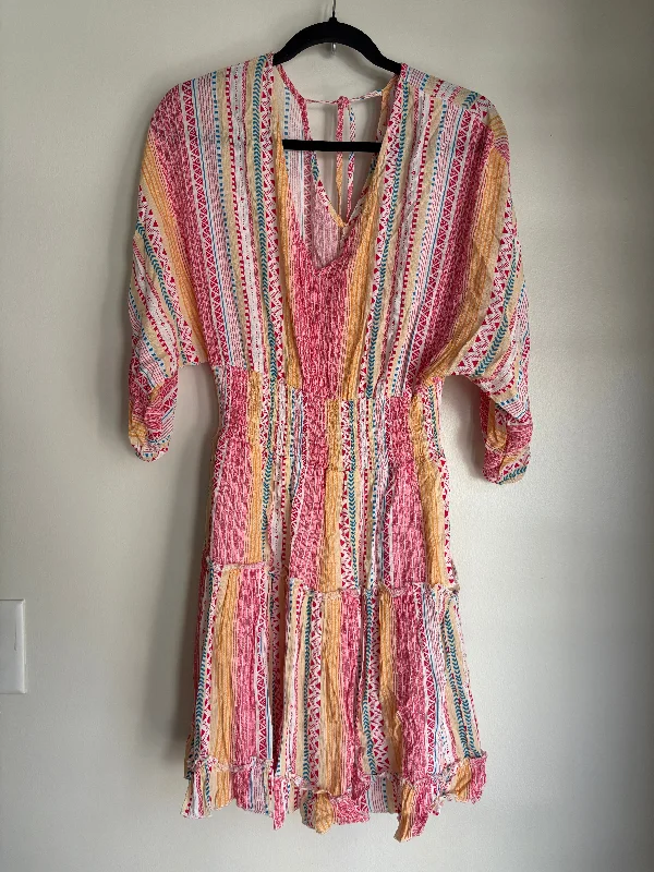 Buy More, Save More statement dressDress Casual Midi By La Miel In Multi-colored, Size: L Buy More, Save More statement dressDress Casual Midi By La Miel In Multi-colored, Size: L