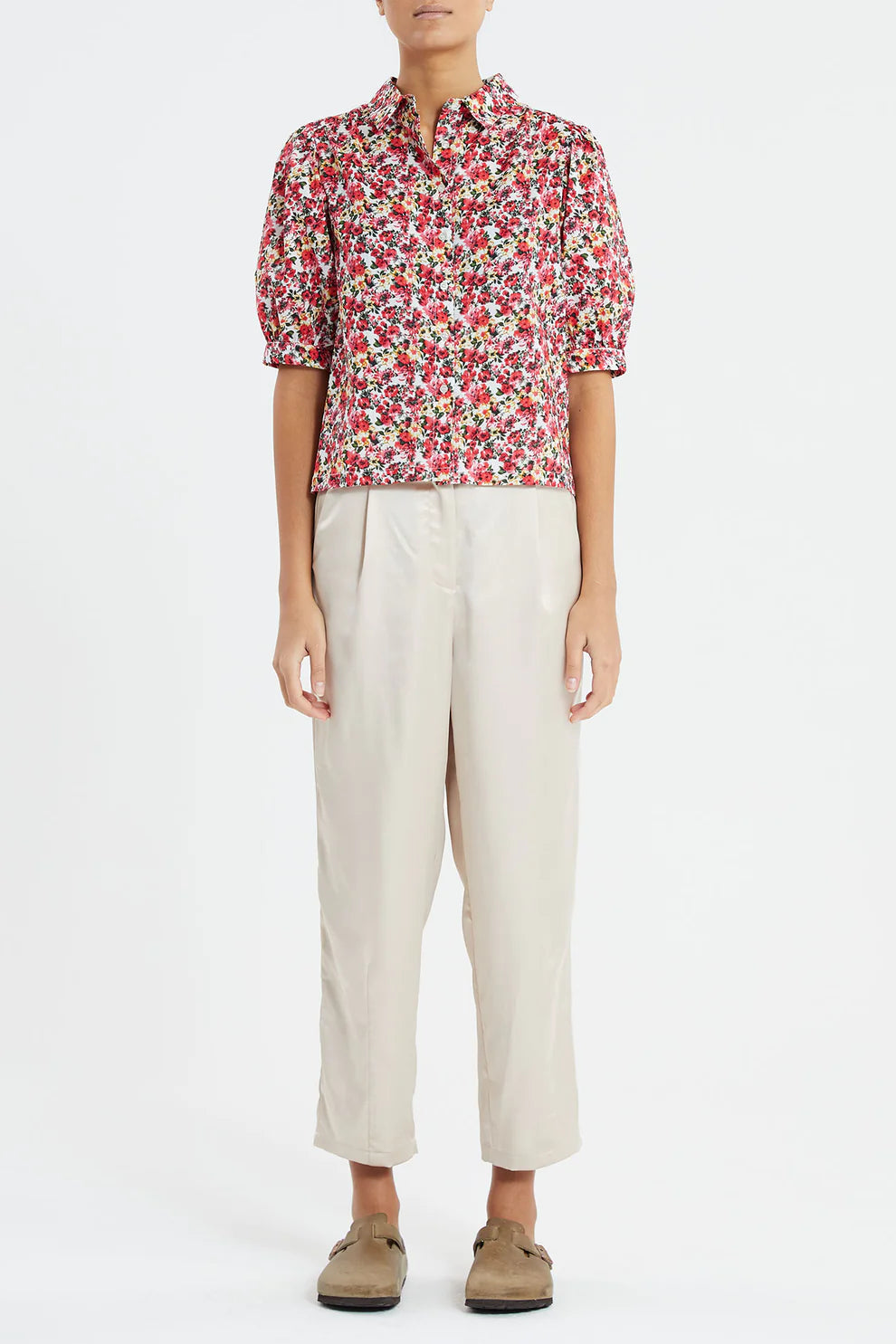 classic fit-and-flare dressLollys Laundry Floral Print Zoe Shirt