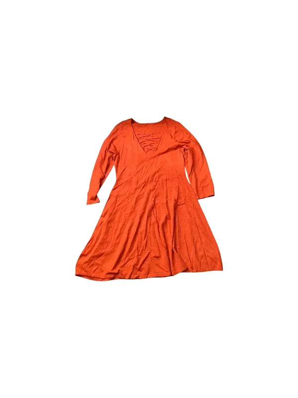 Take Advantage casual summer dressDress Casual Midi By Torrid In Orange, Size: 2x