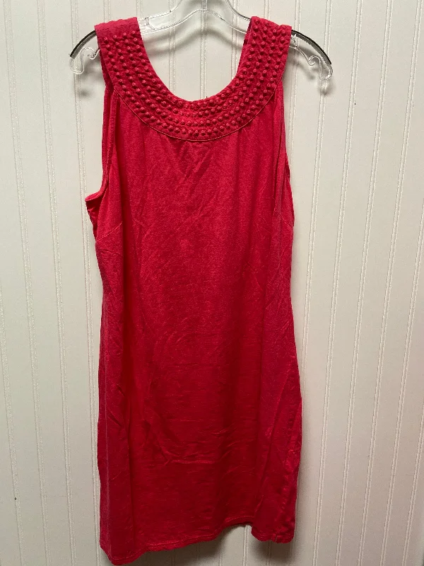 Now or Never structured dressPink Dress Designer Tommy Bahama, Size L