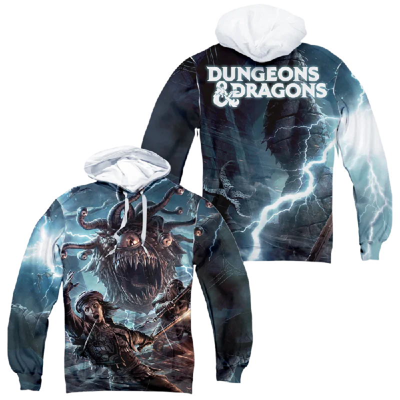 zip-up hooded sweatshirtDungeons & Dragons Monster Manual Cover - All-Over Print Pullover Hoodie