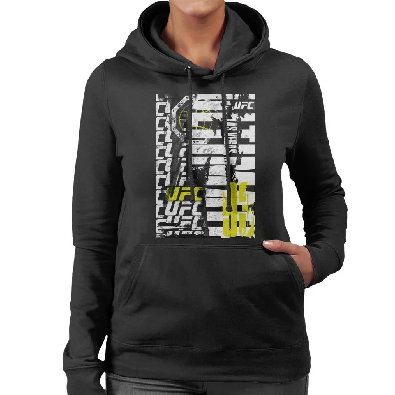 Discount Extravaganza versatile hoodieUFC Tear Down Multi Logo Women's Hooded Sweatshirt