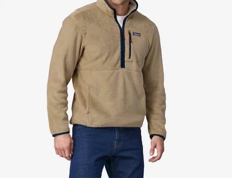 While Supplies Last Men's Re-Tool Fleece Pullover Jacket In El Cap Khaki