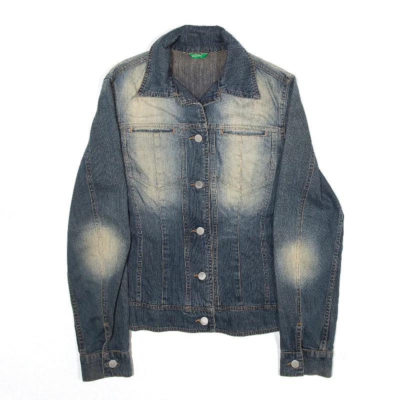 oversized coatUNITED COLORS OF BENETTON Denim Jacket Blue Womens S