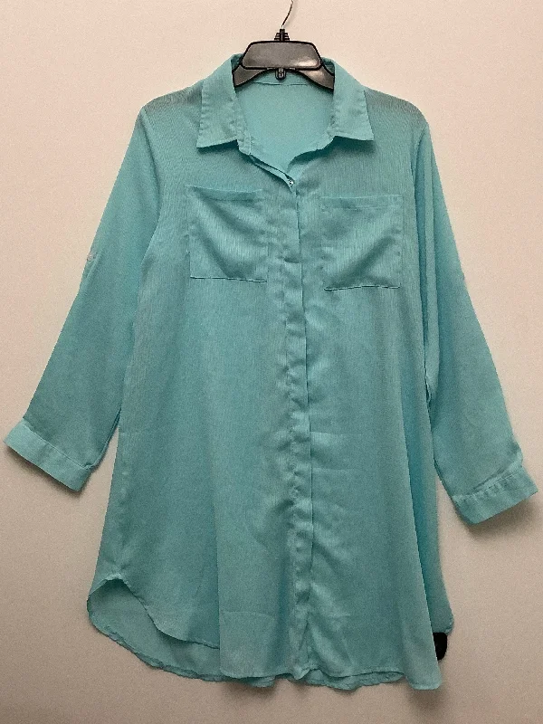Massive Deals t-shirt dressDress Casual Midi By Clothes Mentor In Blue, Size: M