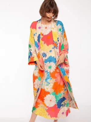 off-the-shoulder dressVilagallo Kimono