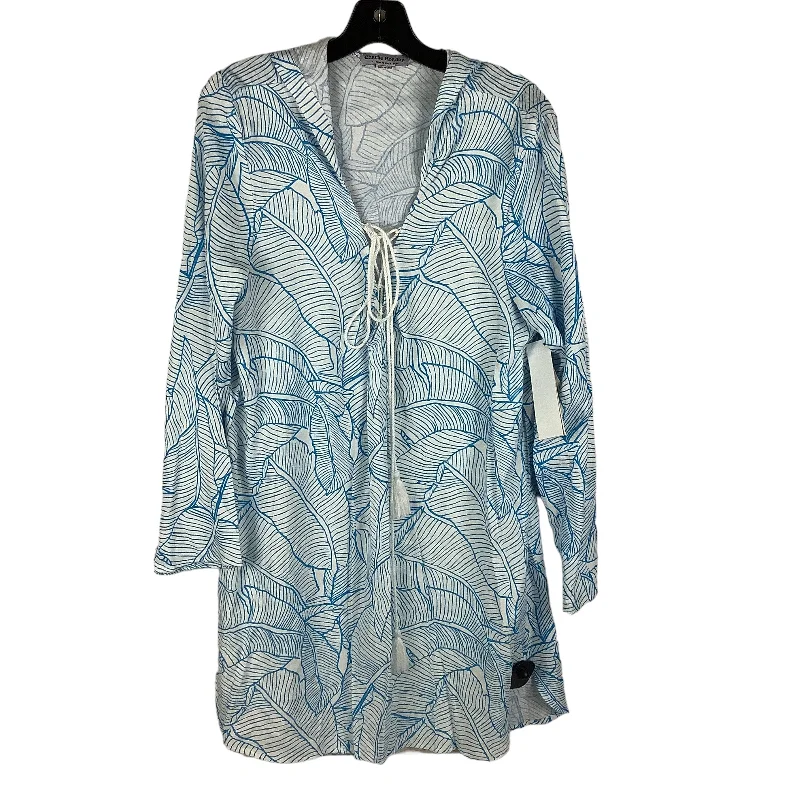 Doorbuster Deal floral dressBlue & White Dress Designer Charlie Holiday, Size 6
