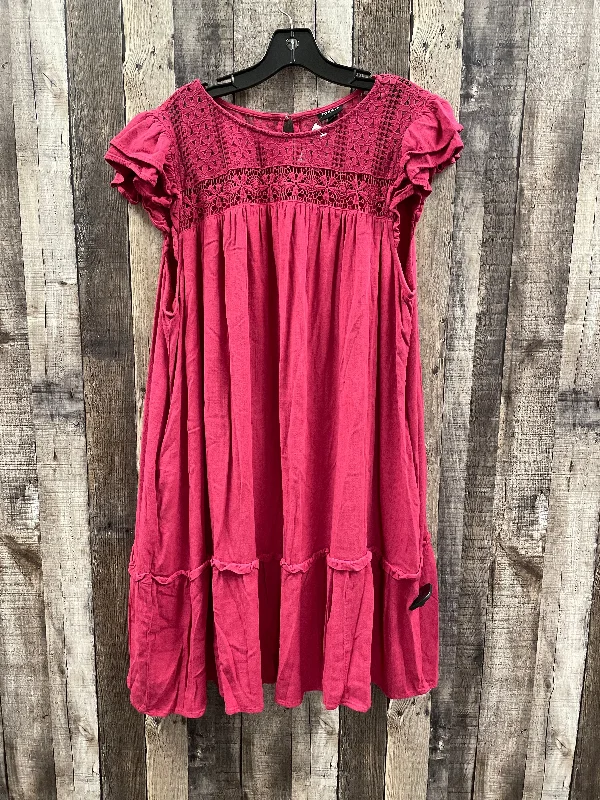 sophisticated dressDress Casual Short By Torrid In Pink, Size: 3