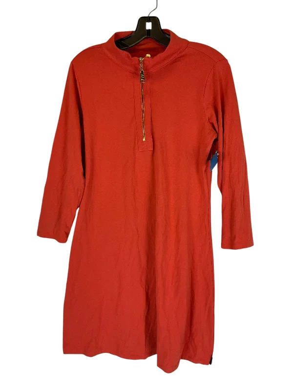 long sleeve dressDress Designer By Spartina In Orange, Size: M