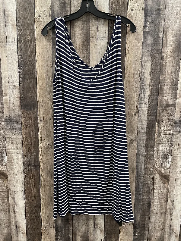 elegant shift dressDress Casual Short By Cme In Striped Pattern, Size: 2x