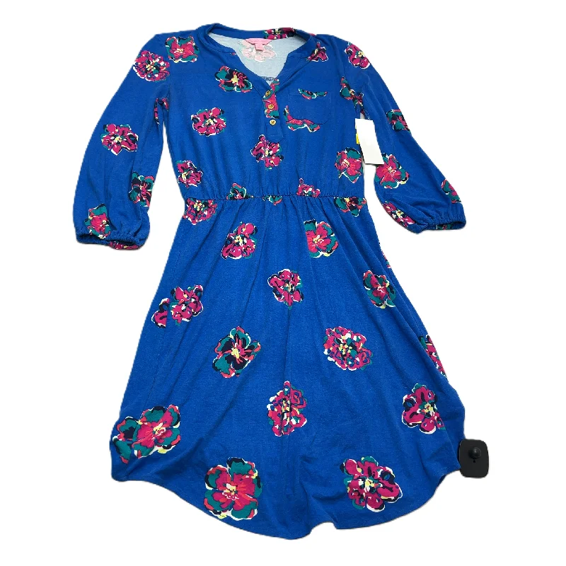 Sale Event pleated dressBlue & Pink  Dress Designer By Lilly Pulitzer  Size: Xs