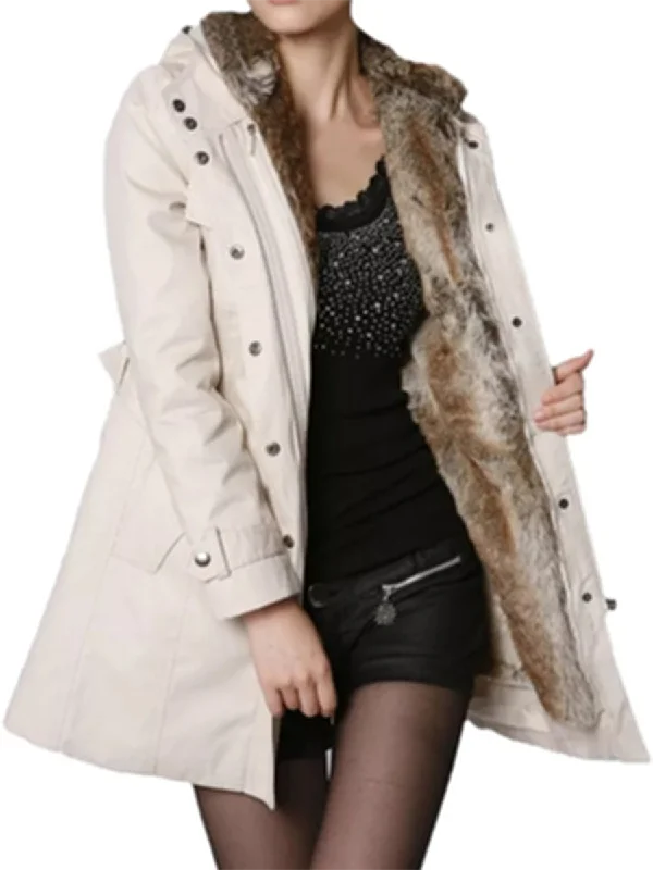 Weekend Flash Sale urban casual coatLarge Size Hooded Plus Velvet Coat