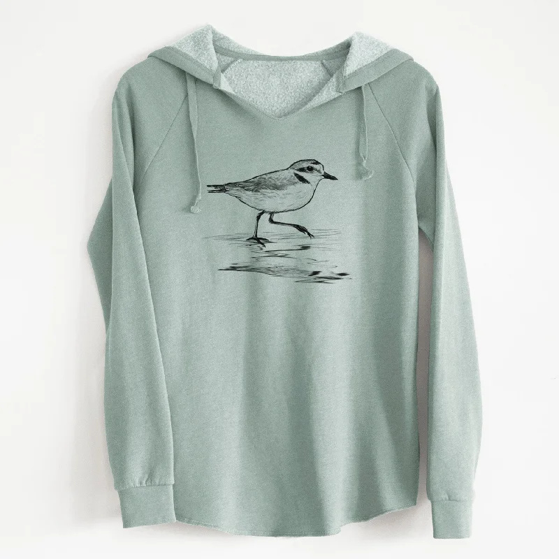 Crazy Savings breathable workout hoodieWestern Snowy Plover - Charadrius nivosus nivosus - Cali Wave Hooded Sweatshirt