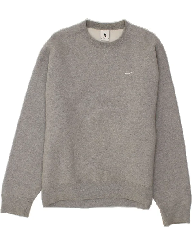 Grand Opening Sale NIKE Mens Sweatshirt Jumper Medium Grey Cotton