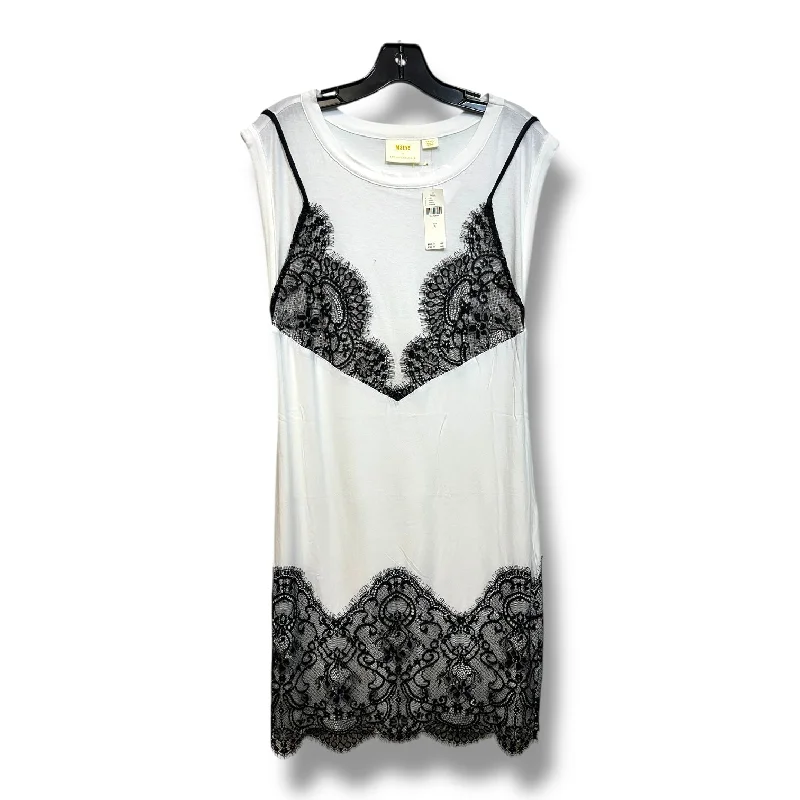 Deal Frenzy casual knit dressDress Casual Midi By Maeve In Black White, Size: S